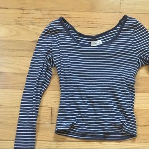 abercrombie cropped long sleeve shirt / unworn